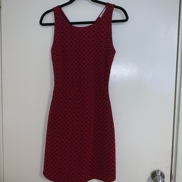 Hollister Cross Back Red Dress - Picture 1 of 4